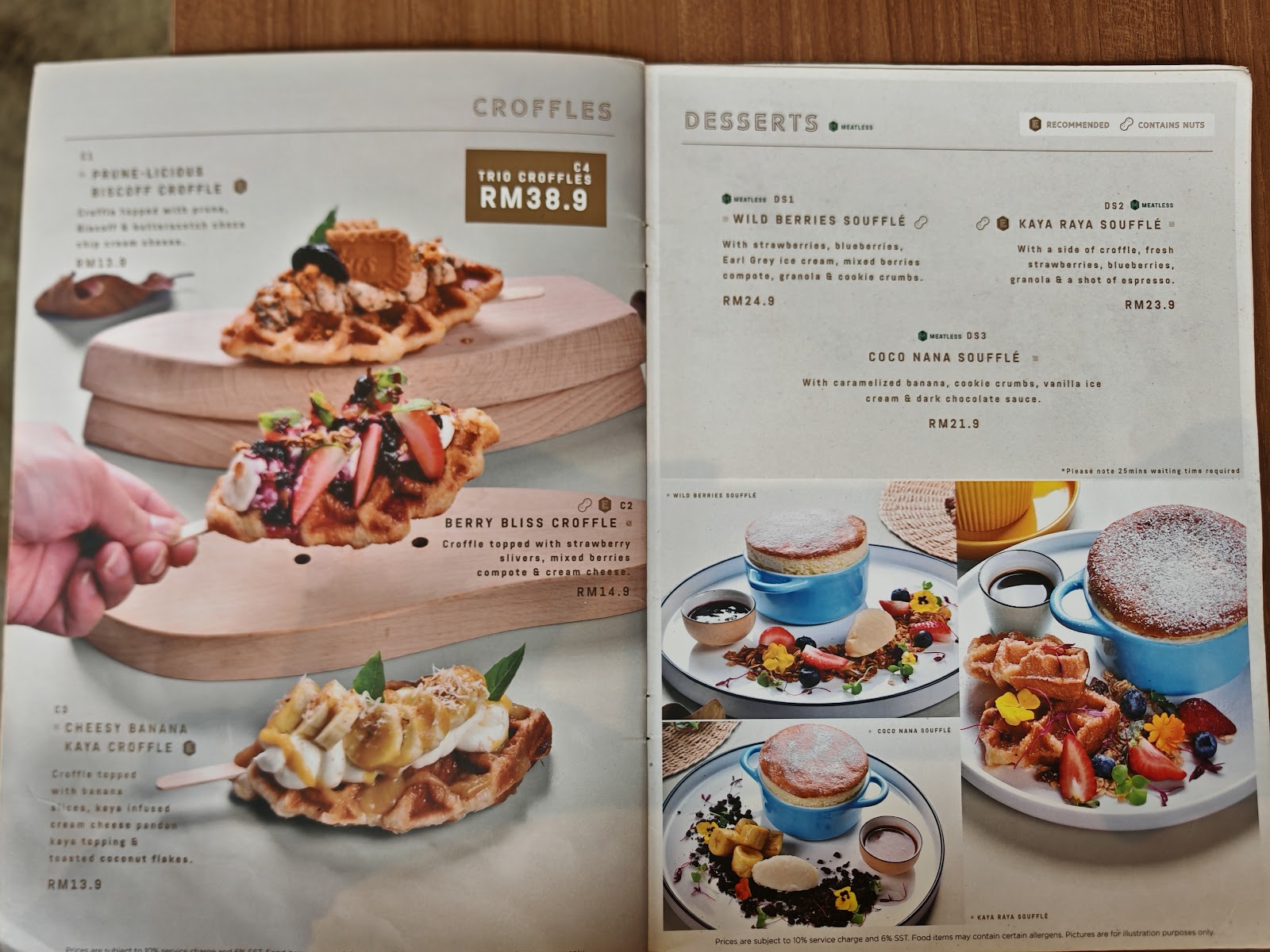 Estate Coffeehouse 菜单